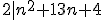 2|n^2+13n+4